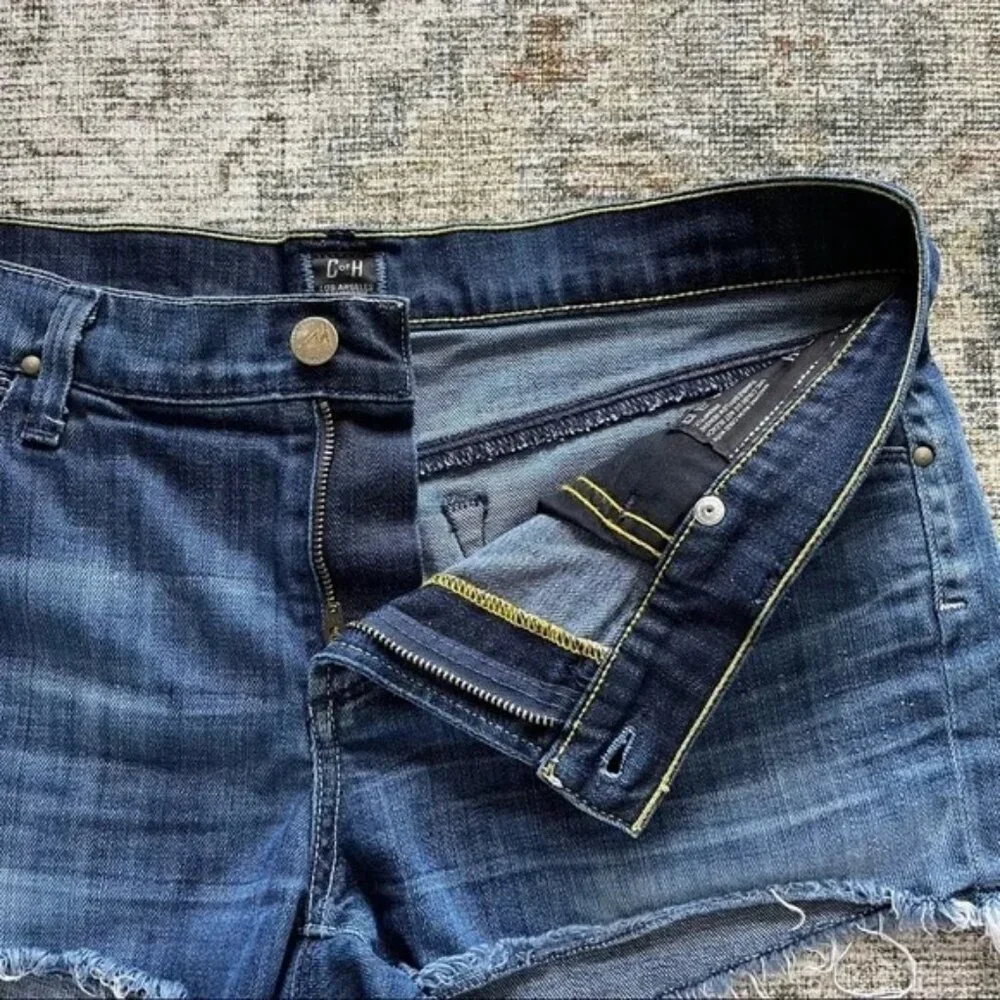 NEW Citizen of humanity Ava denim cut-off shorts size 26 - Picture 4 of 6